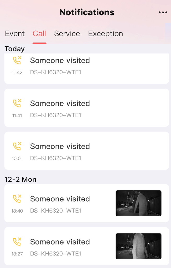 Missing snapshots on Hik-Connect